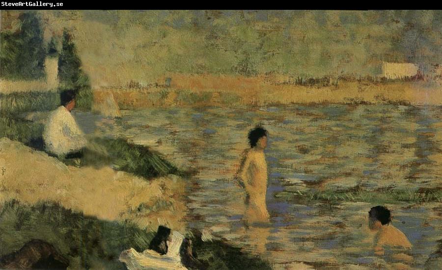 Georges Seurat Bathers of Asnieres